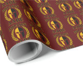 モロンラベスパルタンマスクローレルブルゴーニュ ラッピングペーパー (ロールコーナー)