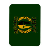 モロンラベスパルタンローレルズフォレストグリーンデコール マグネット (縦)