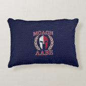 モロンラベスパルタン戦士カーボンファイバークローム アクセントクッション (正面)
