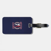 モロンラベスパルタン戦士カーボンファイバークローム ラゲッジタグ (裏面横)