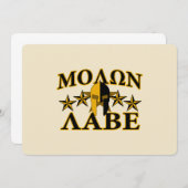 モロンラベスパルタン戦士ヘルメットゴールデンデコール (正面/裏面)