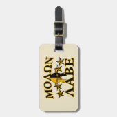 モロンラベスパルタン戦士ヘルメットゴールデンデコール ラゲッジタグ (正面縦)