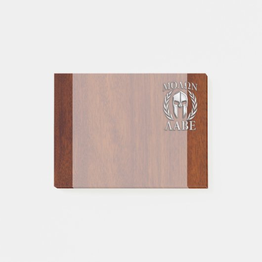 モロンラベスパルタン戦士ローレルウッドデコール ポストイット (正面)