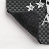 モロンラベスパルタン戦士5スターカーボン マウスパッド (コーナー)