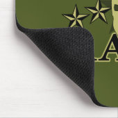 モロンラベスパルタン5スターズオリーブグリーン マウスパッド (コーナー)