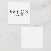 モロンラベ エンクロージャーカード (正面/裏面)