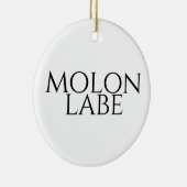 モロンラベ セラミックオーナメント (右)