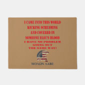 モロンラベ ドアマット (正面)