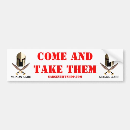 モロンラベ バンパーステッカー (正面)