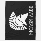 モロンラベ フリースブランケット (正面)