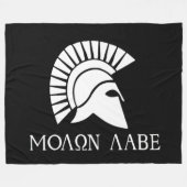 モロンラベ フリースブランケット (正面(横))