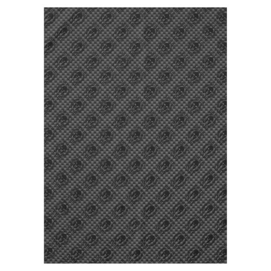 モロン・ラベ・ウォリアー・ローレルズ・オン・ブラック・カーボン テーブルクロス (正面)