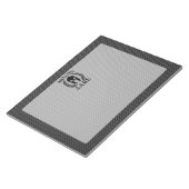 モロン・ラベ・ウォリアー・ローレルズ・オン・ブラック・カーボン ノートパッド (アングル)