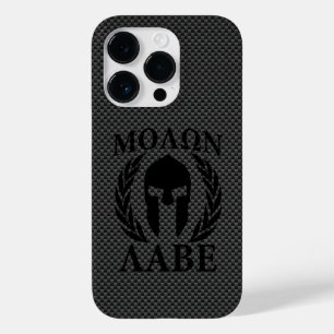 モロン・ラベ・ウォリアー・ローレルズ・オン・ブラック・カーボン Case-Mate iPhone 14 PROケース