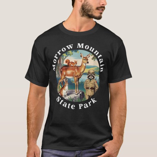 モローマウンテン州立公園 ノースカロライナ州 Tシャツ (正面)