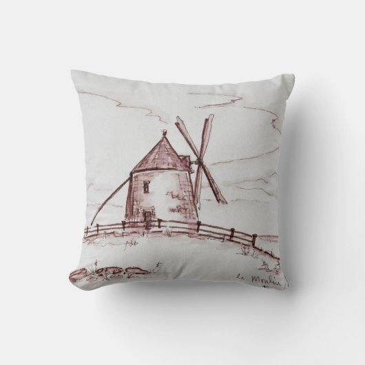 モワドレーの風車|ポントルソン クッション (正面)