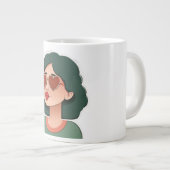 モンアムール ジャンボコーヒーマグカップ (正面右)