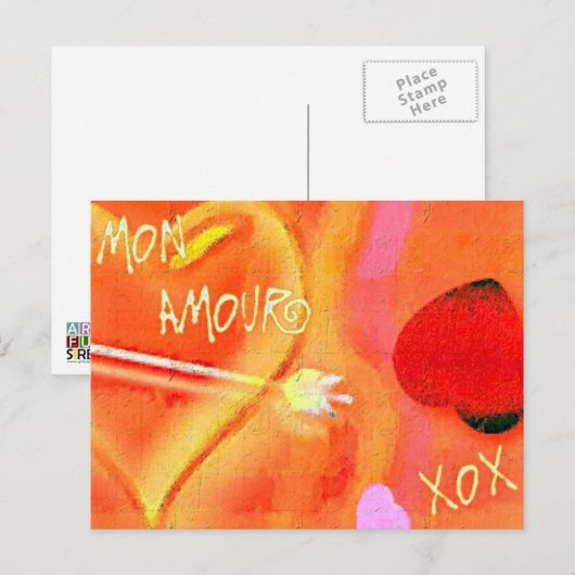 モンアムール ポストカード (正面/裏面)