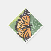 モンアーキチョウ | 美しい水彩画 スタンダードカクテルナプキン (角)