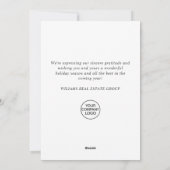 モンアーキデュモナークのクリスマス企業向け年賀状 シーズンカード (裏面)