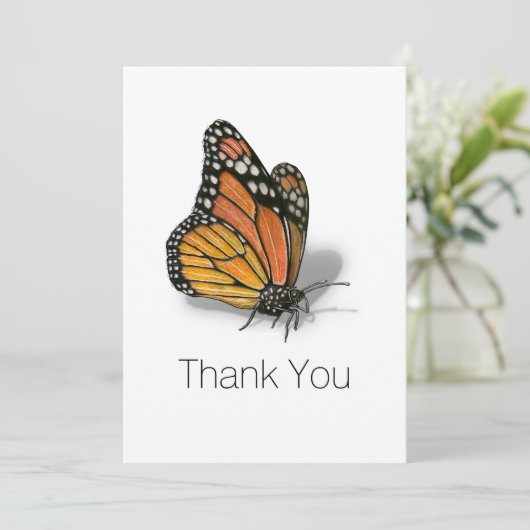 モンアーキ蝶の感謝 サンキューカード (スタンド正面)