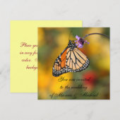 モンアーキ蝶の招待状 招待状 (正面/裏面)