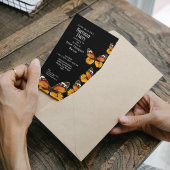 モンアーキ蝶の誕生日招待状 招待状