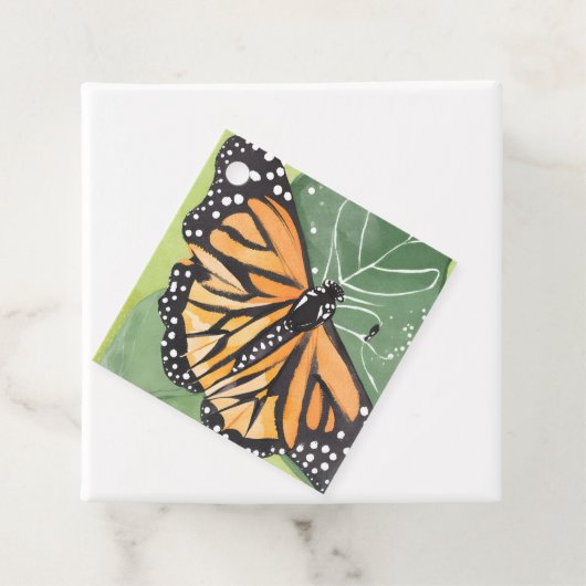 モンアール蝶 | 美しい水彩画 フェイバータグ (インサイチュ)