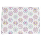 モンインスパイアグ、明るいパターン抱き枕 ラージペーパーバッグ (正面)