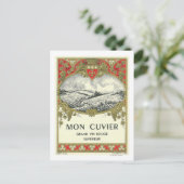 モンキュービエワインラベルヨーロッパ ポストカード (スタンド正面)