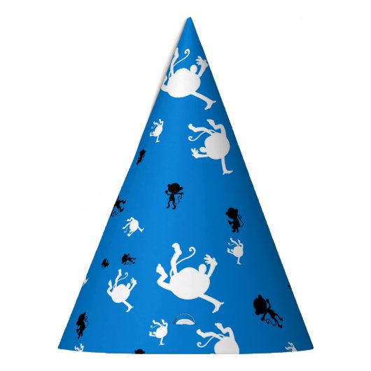 モンキーおもしろいパーティーハット – プリメよくはしゃぐイト誕生日 パーティーハット (左)