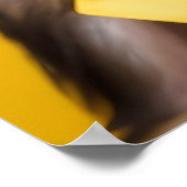 モンキーおもしろいポートレート ポスター (角)