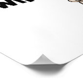 モンキーおもしろいマンガのジョーク ポスター (角)