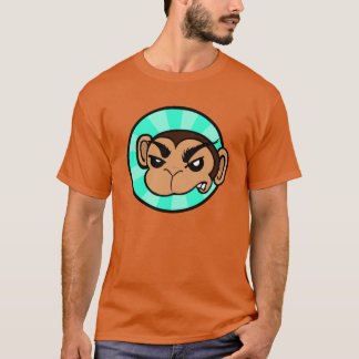 モンキーおもしろい短袖Tシャツ Tシャツ