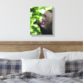 モンキーかわいらし キャンバスプリント (インサイチュ (寝室))