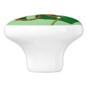 モンキーつる植物デザインセラミックノブ セラミックノブ (側面)