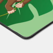 モンキーつる植物デザインデスクマット デスクマット (コーナー)