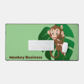 モンキーつる植物デザインデスクマット デスクマット (キーボード&マウス)