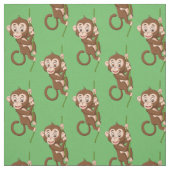 モンキーつる植物デザイン布 ファブリック (見本)