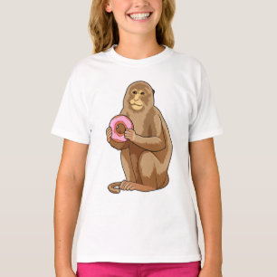 モンキーとドーナツ Tシャツ
