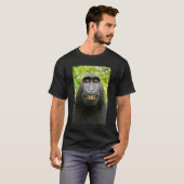 モンキーのセルフィー Tシャツ (正面フル)