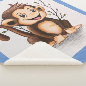 モンキーのマニー シェルパブランケット (3/4)