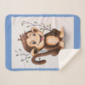 モンキーのマニー シェルパブランケット (正面(横))