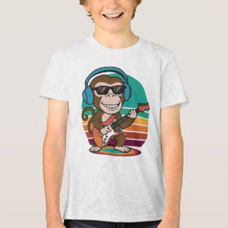 モンキーよくはしゃぐロック トライブレンドＴシャツ
