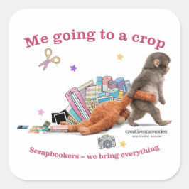 モンキーをパンチ3" ステッカー