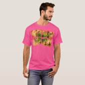 モンキーアイランド特別版4つのマップピースのゲーム Tシャツ (正面フル)