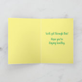 モンキーアウトトイレ紙緊急事態 カード (内部)