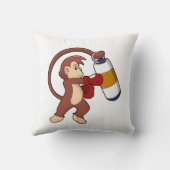 モンキーアットパンチボクシングバッグ クッション (裏面)