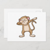 モンキーアットヒップホップダンスダブ ポストカード (正面/裏面)