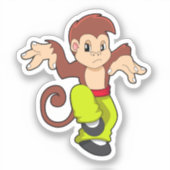 モンキーアット武術アーツクンフー シール (正面)